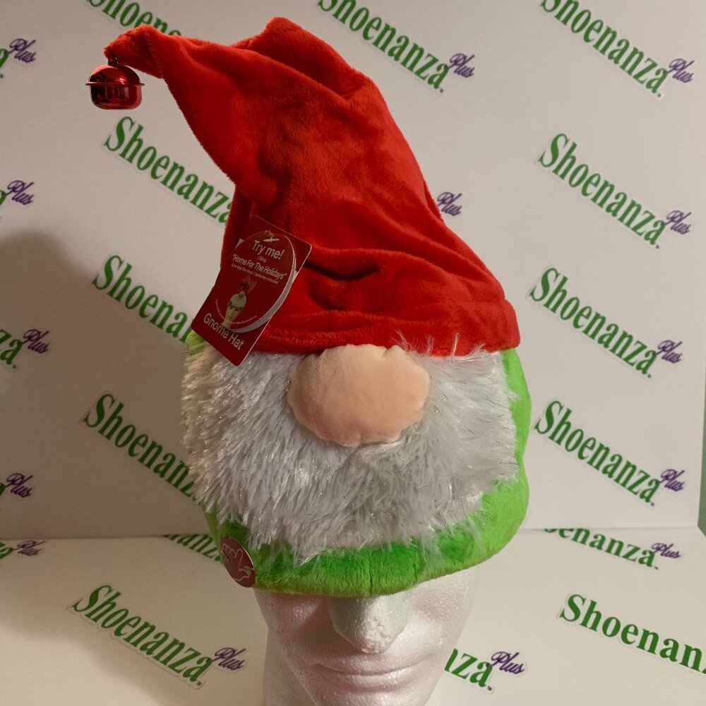 Ugly Christmas Hat Plush Gnome Elf Musical Singing Animated Home For Holidays
